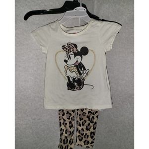 Disney Mini Mouse 2 piece legging set size 4